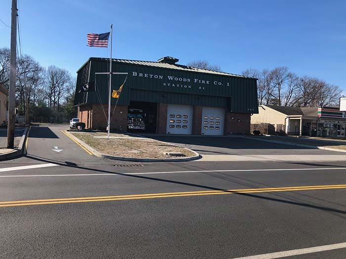 The Breton Woods Fire Company is not a polling place. (Photo by Judy Smestad-Nunn)