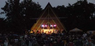 The concerts bring strong crowds when the weather is good. (Photo by Judy Smestad-Nunn)