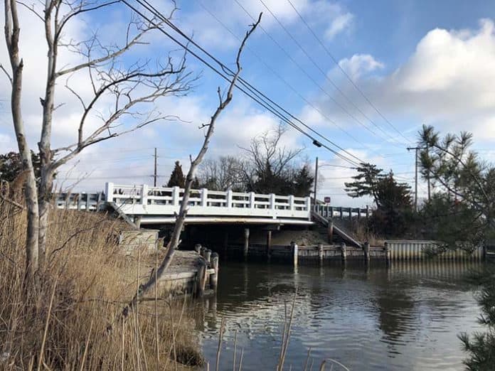 In Stafford, the bridge will be one on Morris Boulevard that crosses a lagoon on the way to the Barnegat Bay. (Photo by Chris Lundy)