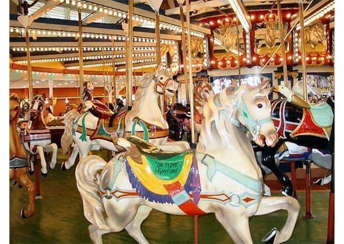 The historic Dr. Floyd L. Moreland Dentzel/Loof Carousel. (Photo courtesy Seaside Heights Borough)