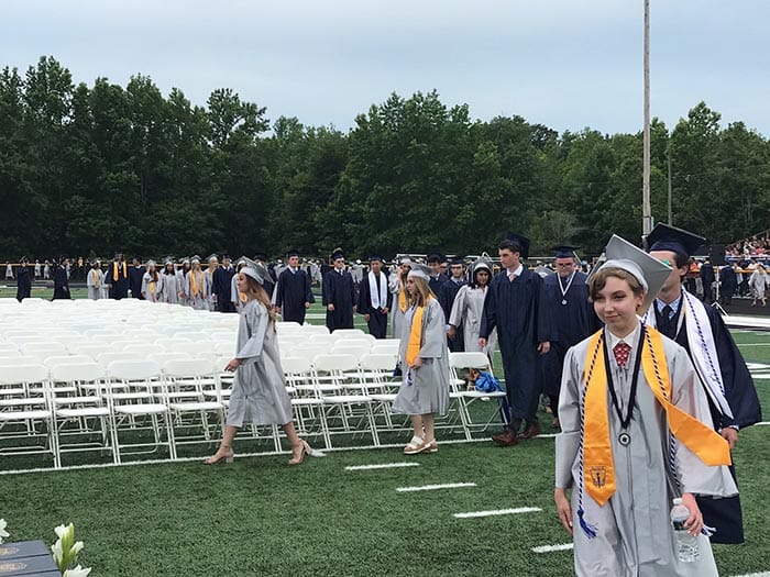 Howell High School graduation. (Photo courtesy Freehold Regional High School District)