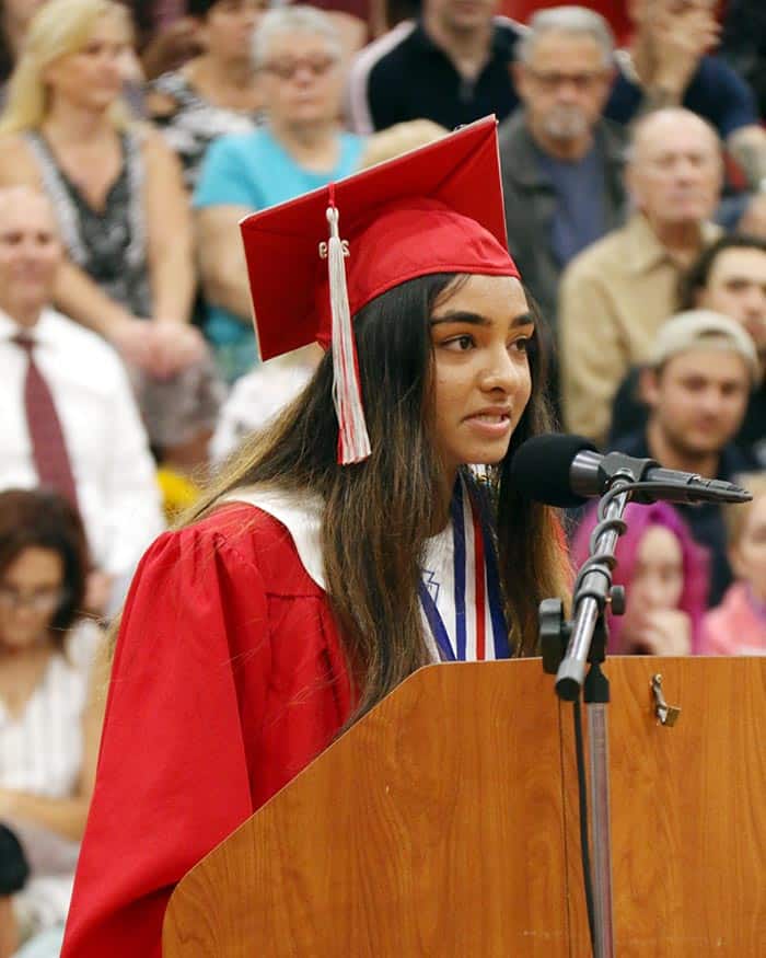 Jackson Liberty High School salutatorian Veerali Patel. (Photo courtesy Jackson Township School District)