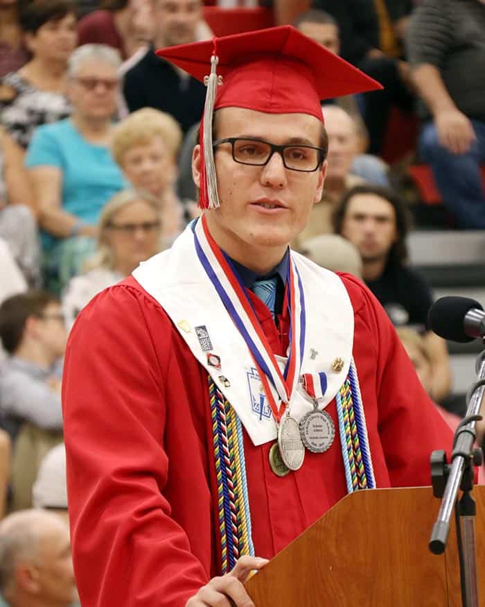 Jackson Liberty High School valedictorian Nicholas Gawron. (Photo courtesy Jackson Township School District)