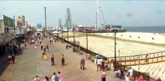 Seaside Heights Boardwalk. (Photo courtesy Seaside Heights Earthcam)