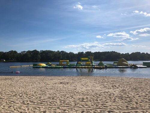 Lacey Opens Floating Playground At Lake - Jersey Shore Online