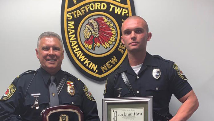 Son delivers retiring officer's last 10-7