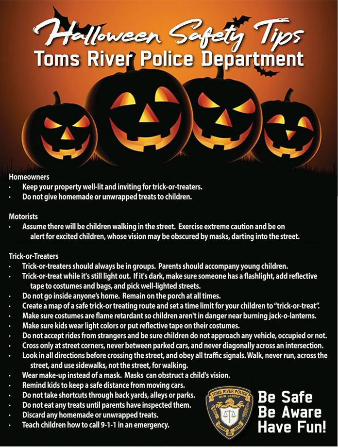 Toms River Trick Or Treat Is On Halloween Jersey Shore Online