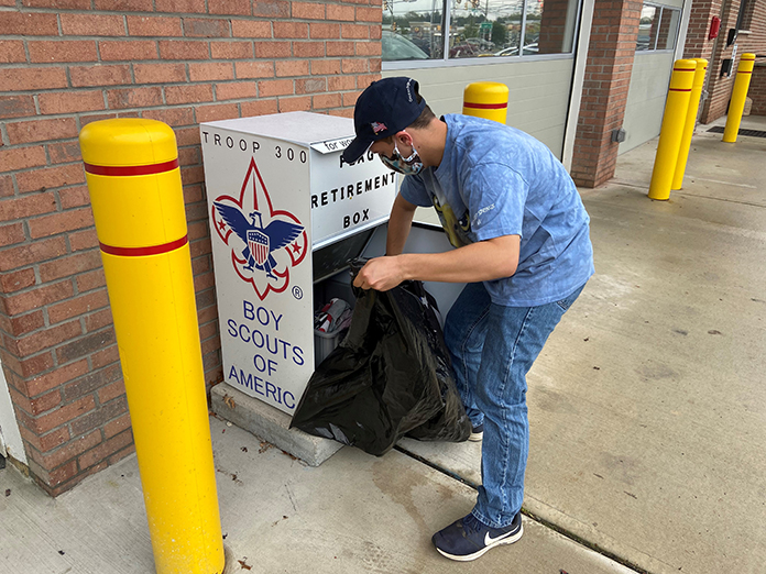 Retirement Box Continues To Collect Flags One Year Later - Jersey Shore