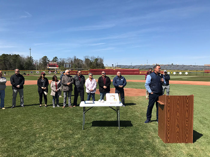 First Pitch Thrown At Central's New Ballpark - Jersey Shore Online