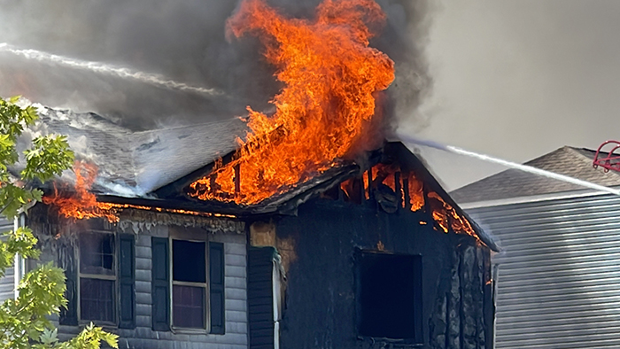 Police & Fire Units On Scene At Barnegat House Fire