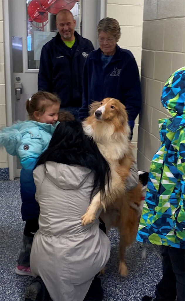 Family Reunited With Dog From Hoarding Incident