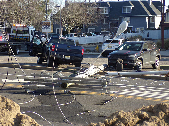 Crash In Toms River Causes Traffic Delays, Power Outage