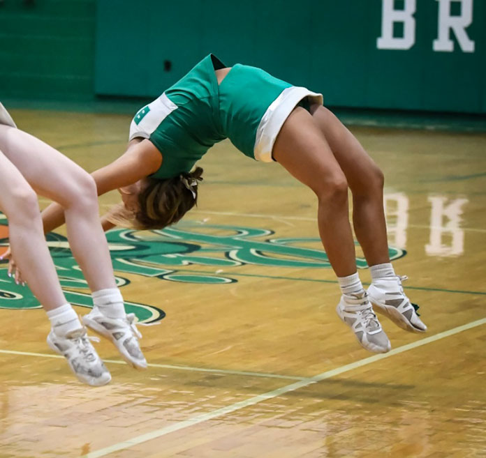 Brick Grad Forming Base Of College’s New Tumbling Team