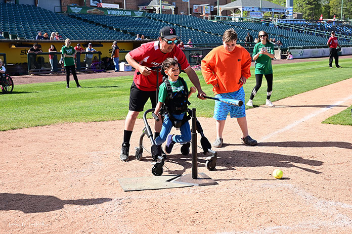 Police, Firefighters Hit A Home Run For Fundraiser