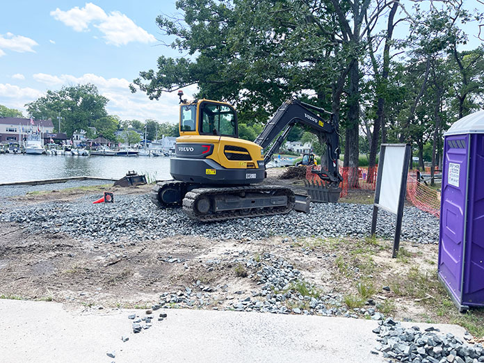 Playground Construction Underway