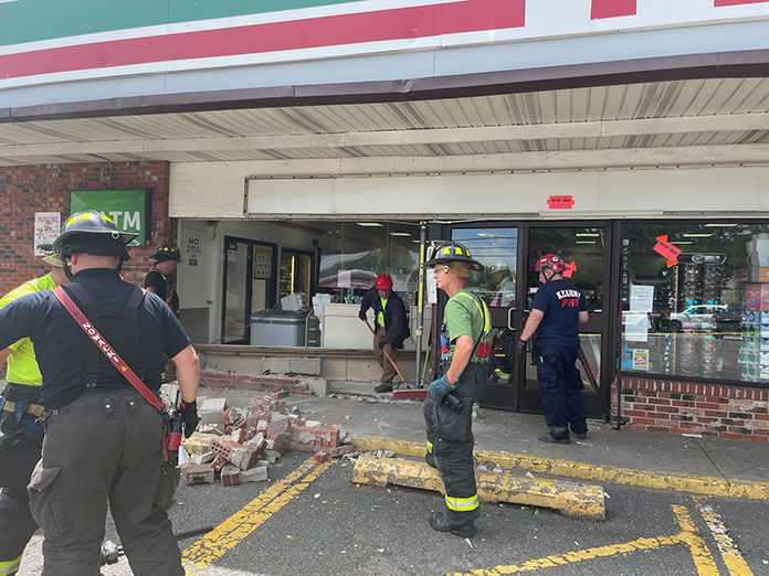 Woman Accidentally Crashes Into 7-Eleven