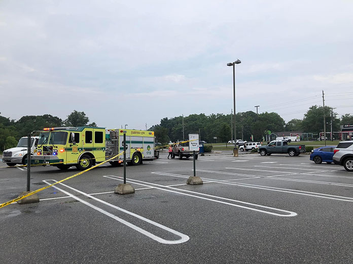 Truck Driver Suffers Medical Episode, Crashes Into Shopping Plaza