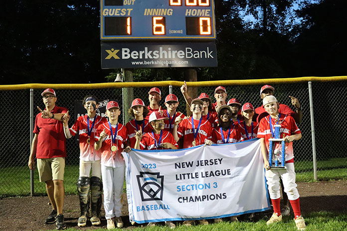 East Hanover Little League wins 2023 NJ state championship by defeating  Holbrook