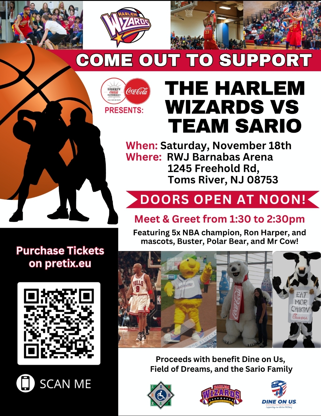 Love Your Next Fundraiser! - The World Famous Harlem Wizards