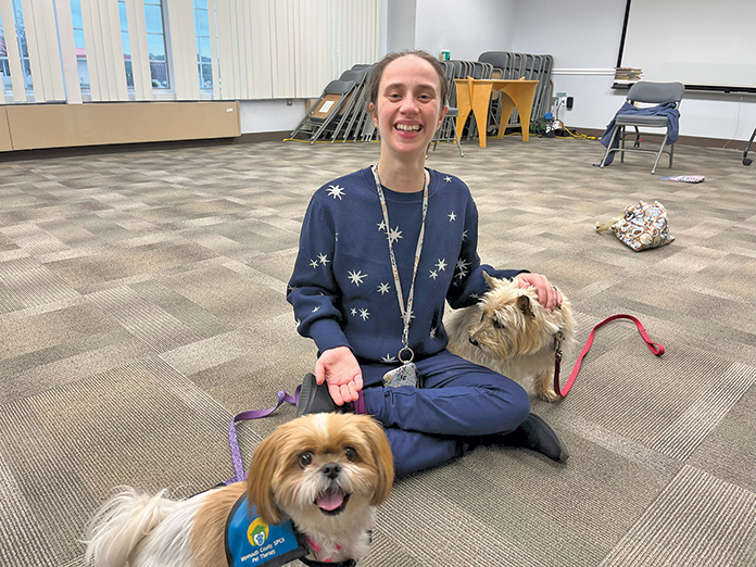 Children Read With Therapy Dogs