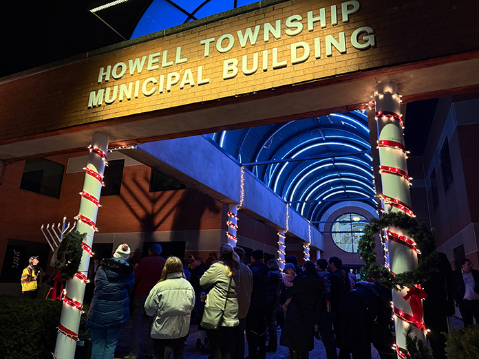 Howell Town Hall Hosts Second Annual Menorah Lighting